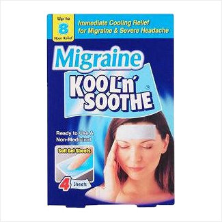 12 Kool n sooth Migraine Pads